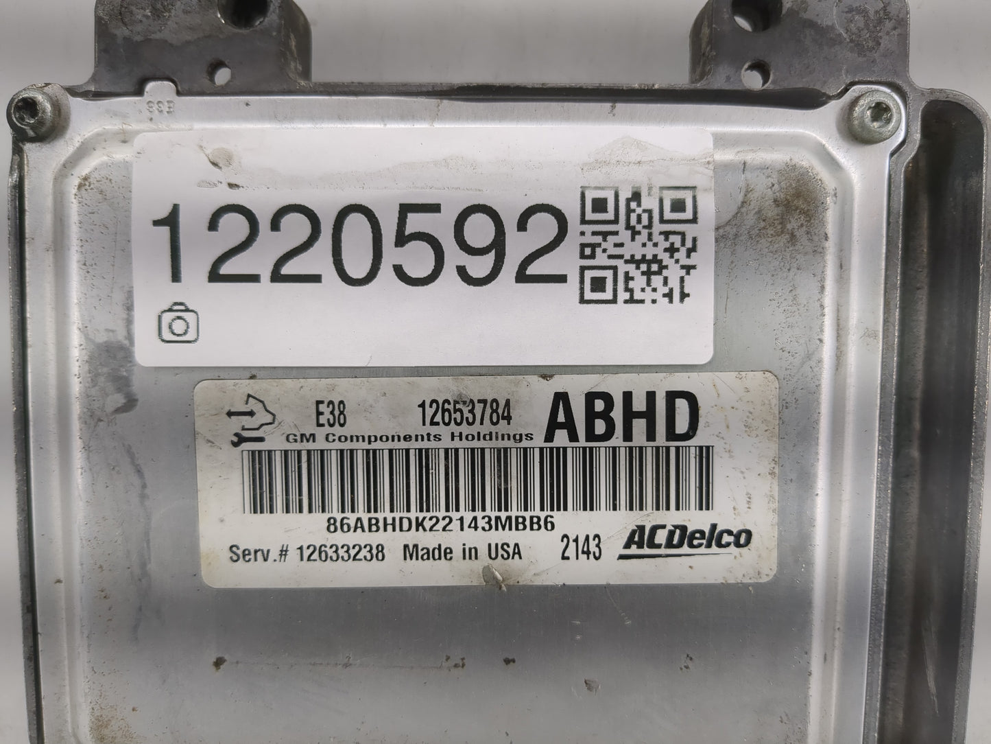 2010-2011 Chevrolet Camaro PCM Engine Control Computer ECU ECM PCU OEM P/N:12653784 Fits Fits 2010 2011 OEM Used Auto Parts 