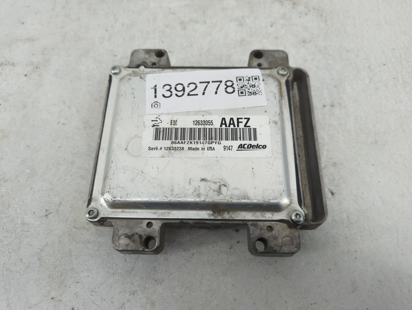 2010-2015 Chevrolet Camaro PCM Engine Control Computer ECU ECM PCU OEM P/N:E38 12633055 Fits OEM Used Auto Parts - Oemusedau