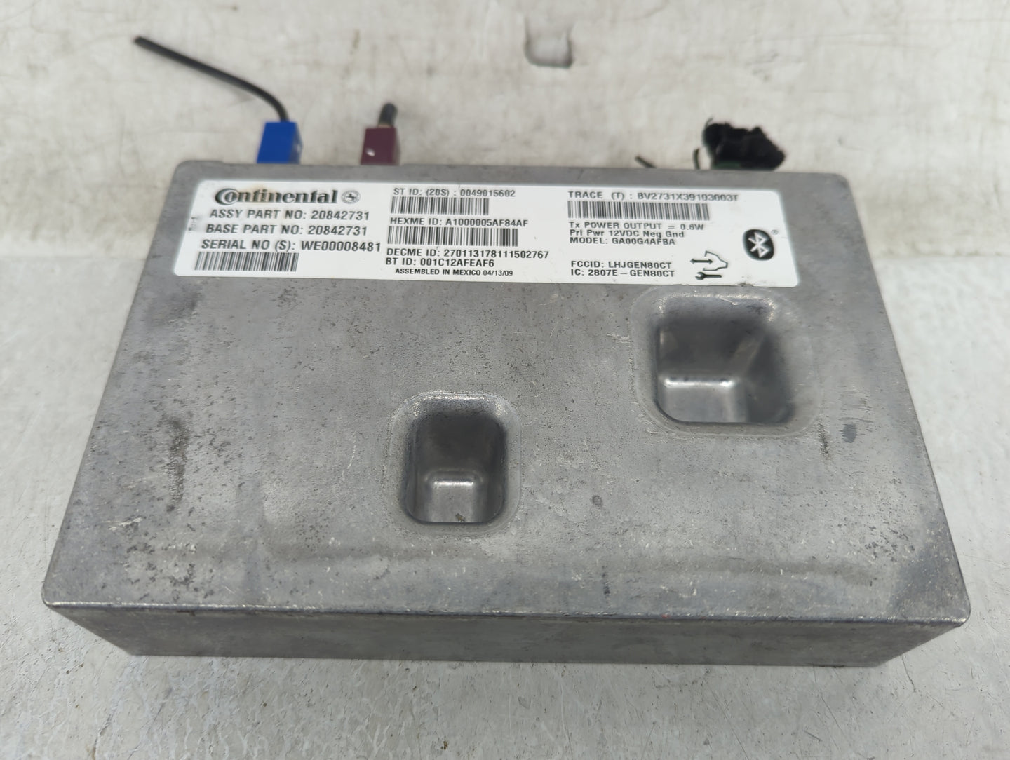 2010 Chevrolet Camaro Radio AM FM Cd Player Receiver Replacement P/N:20842731 Fits Fits 2011 OEM Used Auto Parts - Oemusedau
