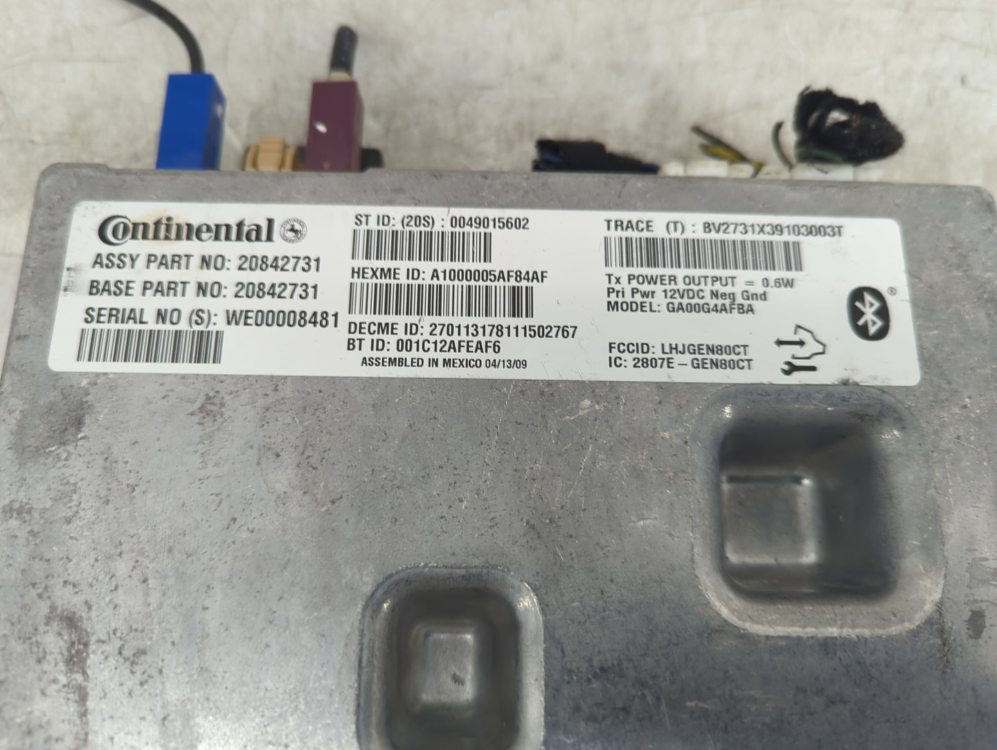 2010 Chevrolet Camaro Radio AM FM Cd Player Receiver Replacement P/N:20842731 Fits Fits 2011 OEM Used Auto Parts - Oemusedau