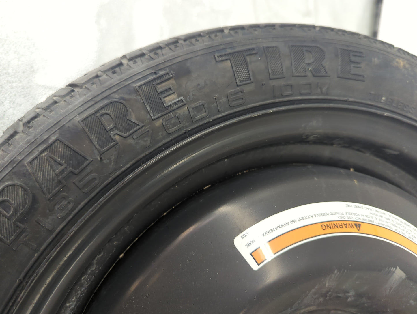 2010 Chevrolet Camaro Spare Donut Tire Wheel Rim Oem - Oemusedautoparts1.com
