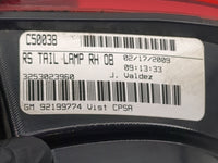 2010 Chevrolet Camaro Passenger Right Side Deck Lid Mounted Tail Light 1512063 - Oemusedautoparts1.com