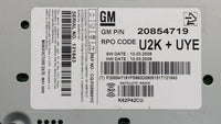 2010 Chevrolet Camaro Radio AM FM Cd Player Receiver Replacement P/N:20830921 20854719, 20907419, 20907420 Fits Fits 2011 OE