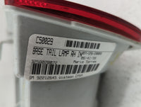 2010-2011 Chevrolet Camaro Tail Light Assembly Passenger Right OEM P/N:92212645 Fits Fits 2010 2011 OEM Used Auto Parts - Oe