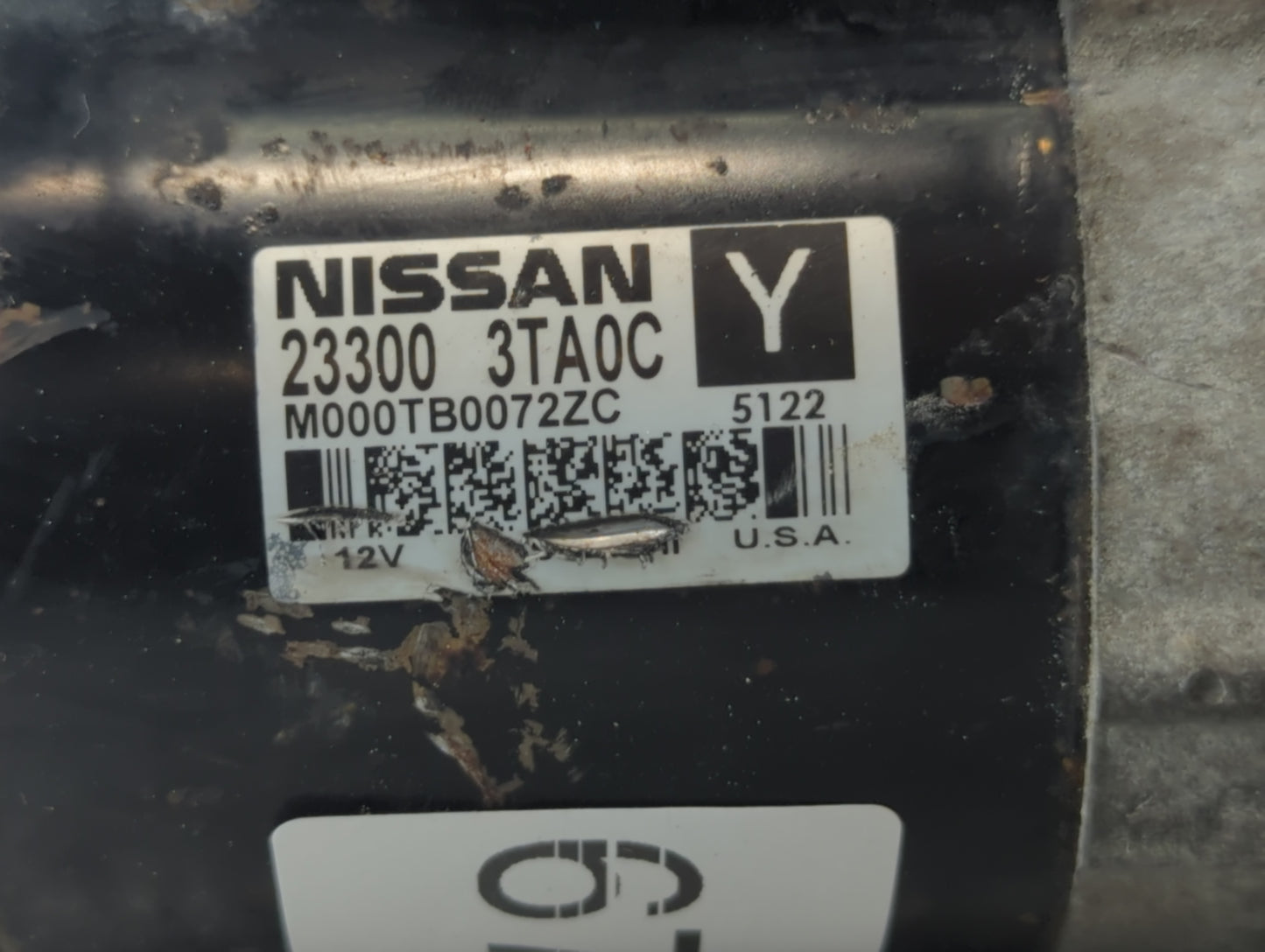 2010-2015 Chevrolet Camaro Car Starter Motor Solenoid OEM P/N:M000TB0072ZC 23300 3TA0C Fits OEM Used Auto Parts - Oemusedaut