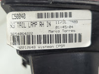 2010-2013 Chevrolet Camaro Tail Light Assembly Passenger Right OEM P/N:92212648 Fits Fits 2010 2011 2012 2013 OEM Used Auto 