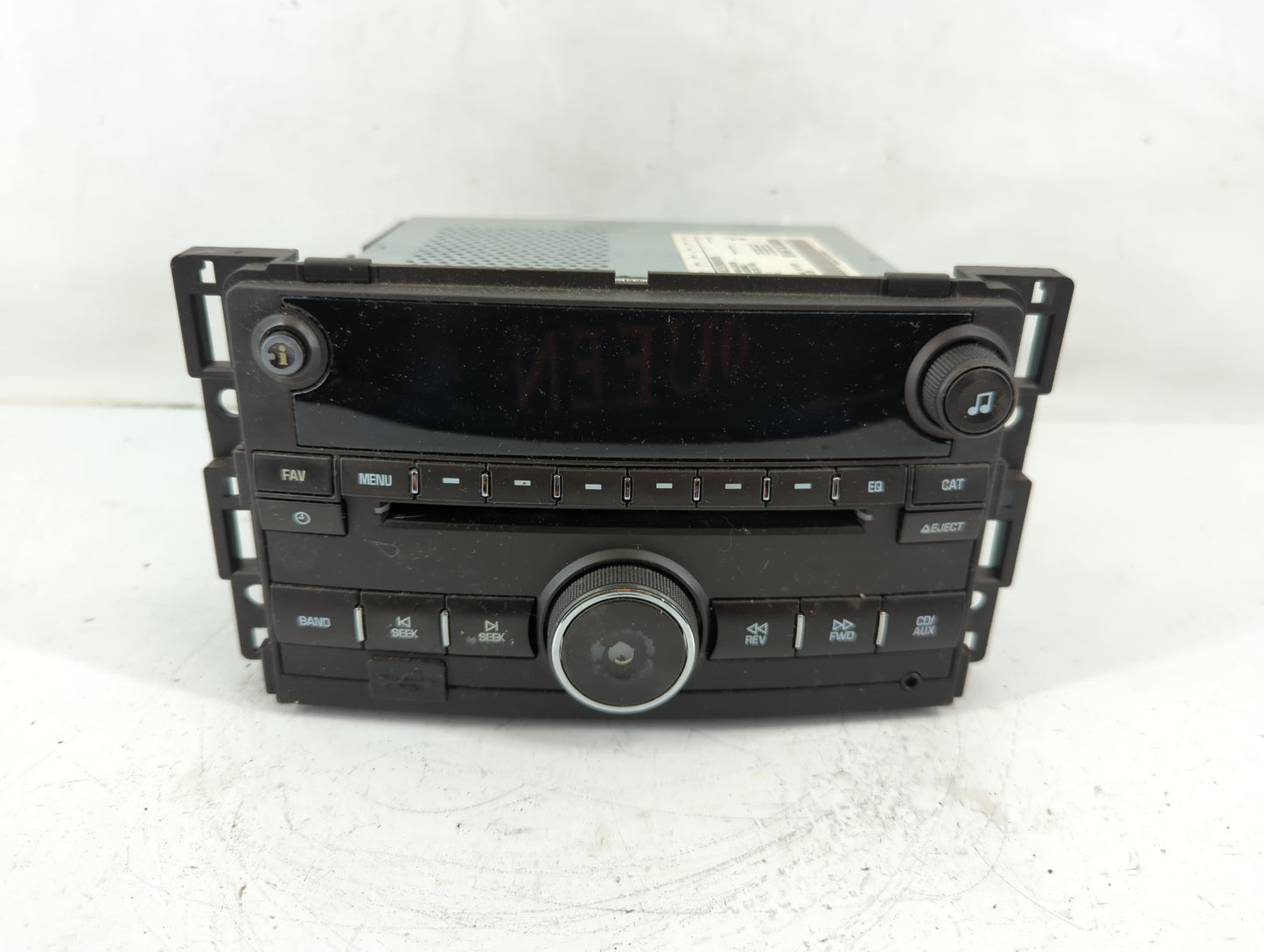 2009-2010 Chevrolet Cobalt Radio AM FM Cd Player Receiver Replacement P/N:20835360 Fits Fits 2009 2010 OEM Used Auto Parts -