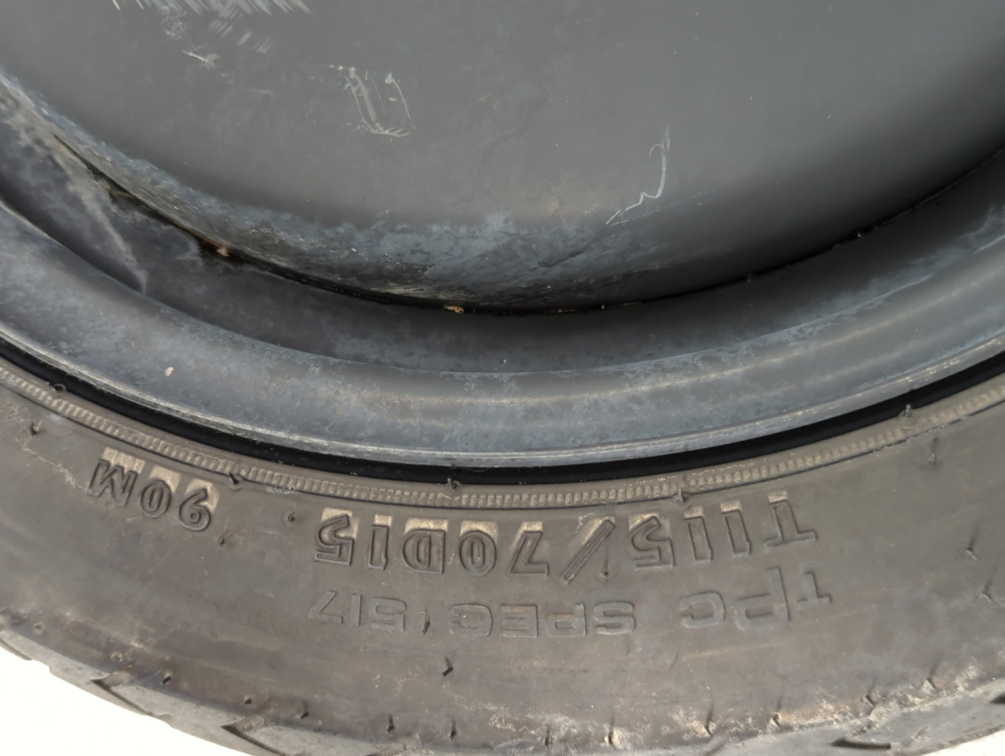 2005-2010 Chevrolet Cobalt Spare Donut Tire Wheel Rim Oem - Oemusedautoparts1.com