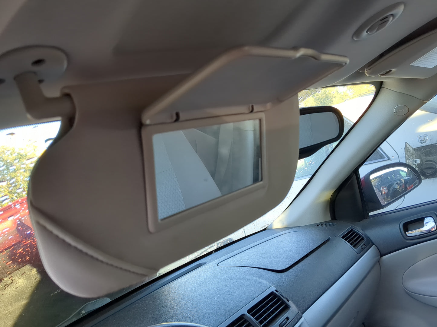 2005-2010 Chevrolet Cobalt Sun Visor Shade Replacement Driver Left Mirror Fits Fits 2005 2006 2007 2008 2009 2010 OEM Used A