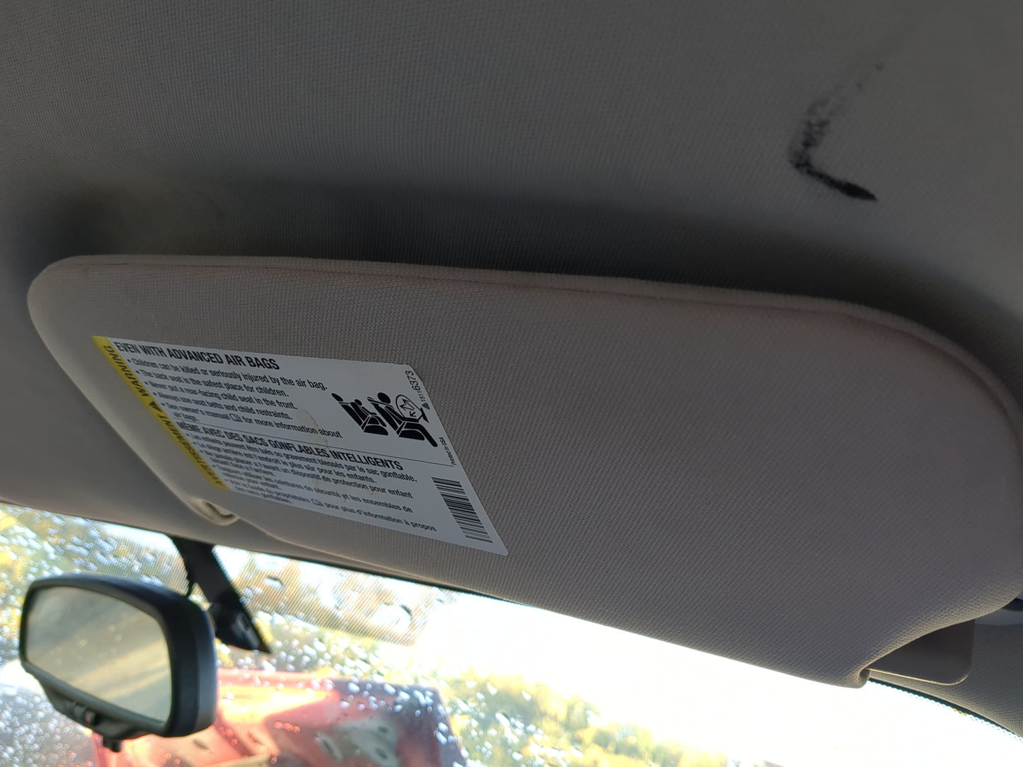 2005-2010 Chevrolet Cobalt Sun Visor Shade Replacement Passenger Right Mirror Fits Fits 2005 2006 2007 2008 2009 2010 OEM Us