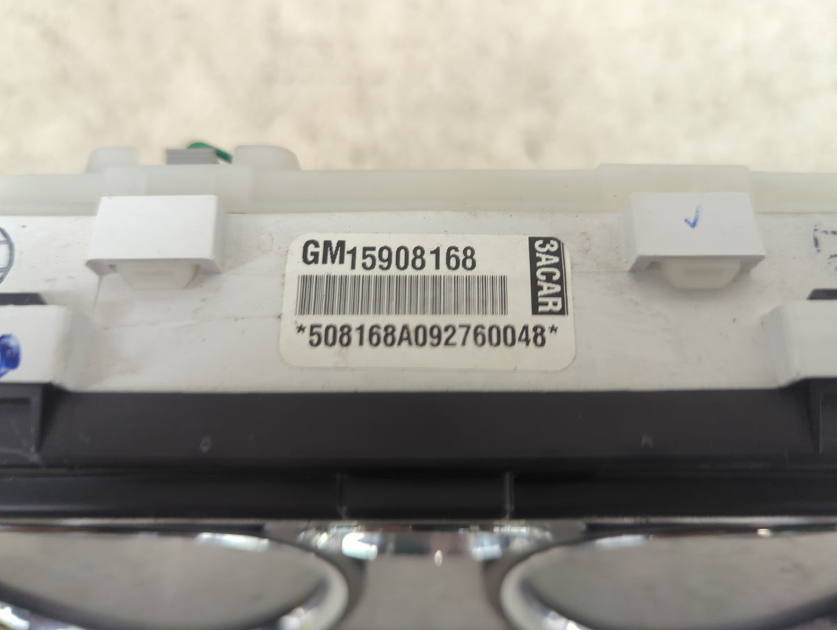 2008-2010 Chevrolet Cobalt Instrument Cluster Speedometer Gauges P/N:15908168 Miles:168K Fits Fits 2008 2009 2010 OEM Used A
