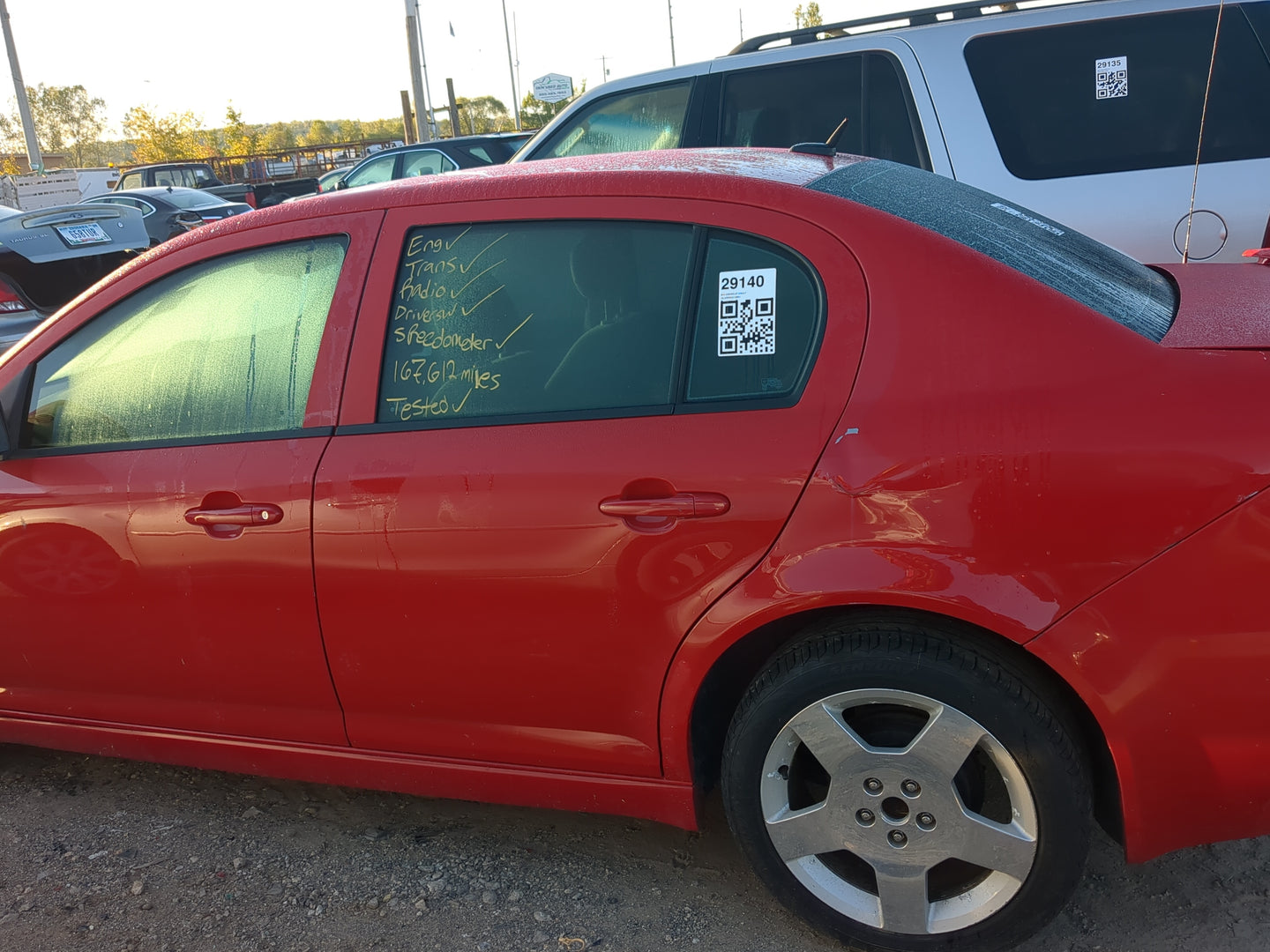 2005-2010 Chevrolet Cobalt Driver Rear Door Oem - Oemusedautoparts1.com