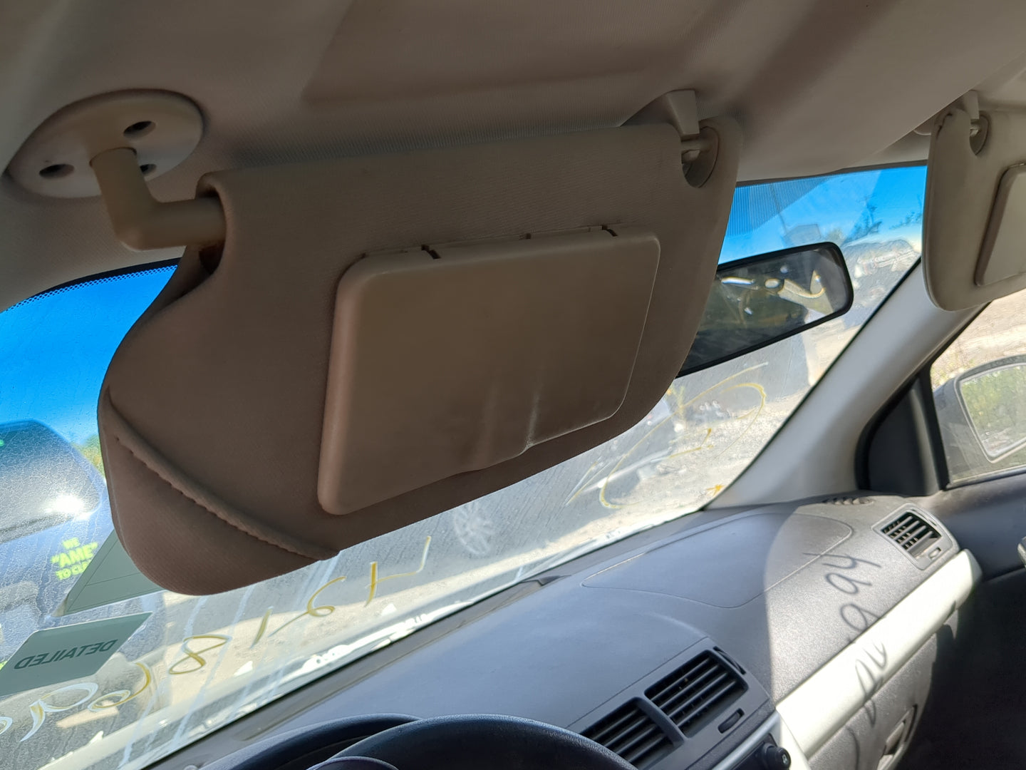 2005-2010 Chevrolet Cobalt Sun Visor Shade Replacement Driver Left Mirror Fits Fits 2005 2006 2007 2008 2009 2010 OEM Used A