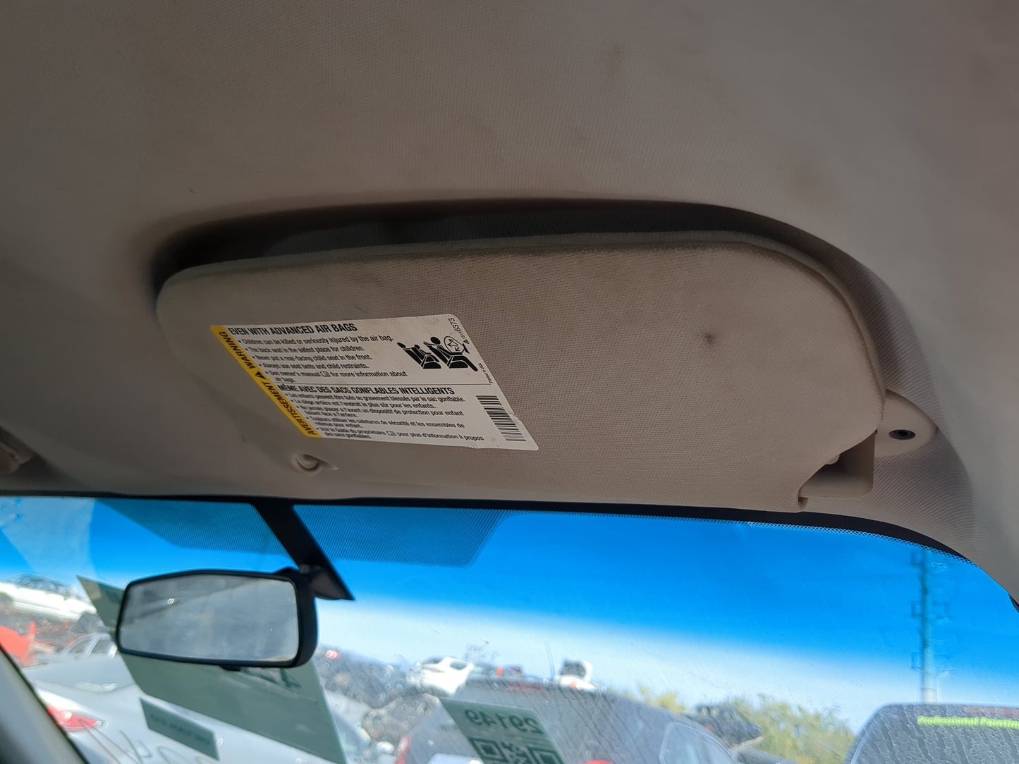 2005-2010 Chevrolet Cobalt Sun Visor Shade Replacement Passenger Right Mirror Fits Fits 2005 2006 2007 2008 2009 2010 OEM Us