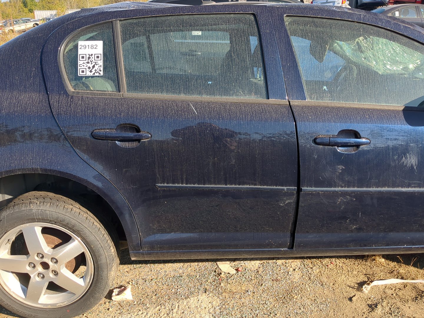 2005-2010 Chevrolet Cobalt Passenger Rear Door Oem - Oemusedautoparts1.com