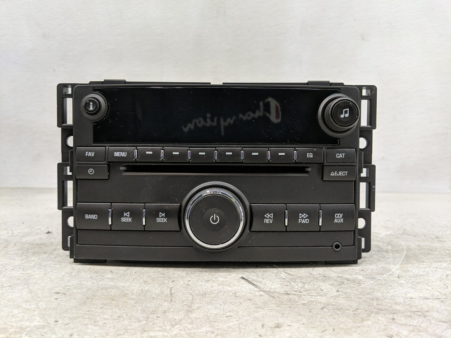2009-2010 Chevrolet Cobalt Radio AM FM Cd Player Receiver Replacement P/N:20835358 Fits Fits 2009 2010 OEM Used Auto Parts -