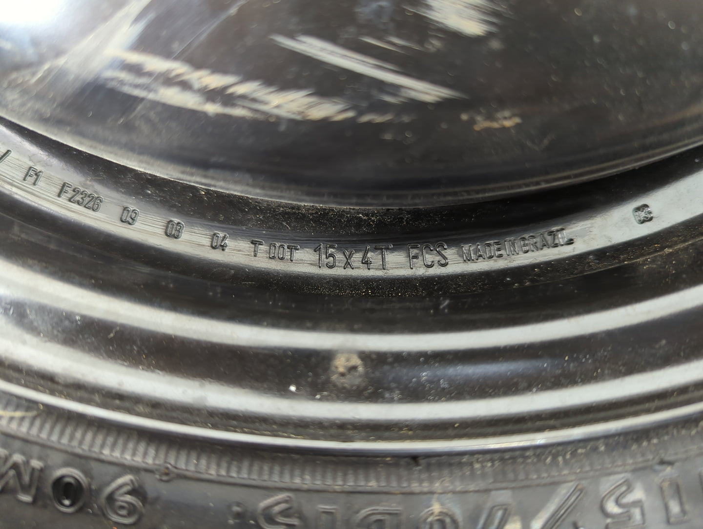 2005-2010 Chevrolet Cobalt Spare Donut Tire Wheel Rim Oem 5000970 - Oemusedautoparts1.com