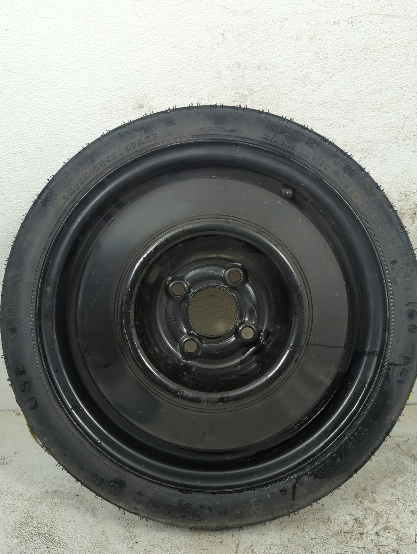 2010 Chevrolet Cobalt Spare Donut Tire Wheel Rim Oem 5036782 - Oemusedautoparts1.com
