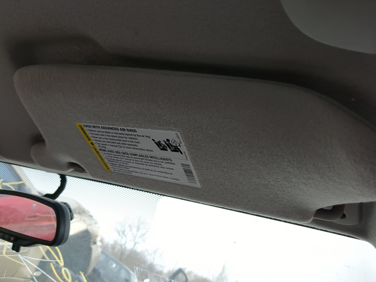 2006-2010 Chevrolet Colorado Sun Visor Shade Replacement Passenger Right Mirror Fits Fits 2006 2007 2008 2009 2010 OEM Used 