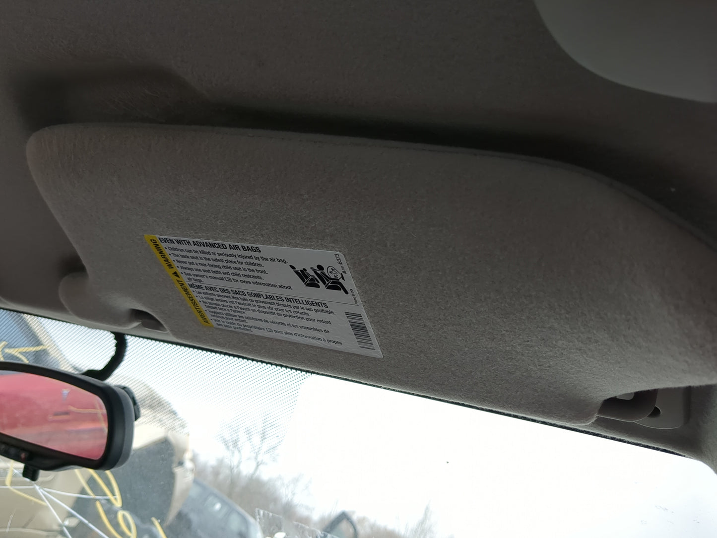 2006-2010 Chevrolet Colorado Sun Visor Shade Replacement Passenger Right Mirror Fits Fits 2006 2007 2008 2009 2010 OEM Used 