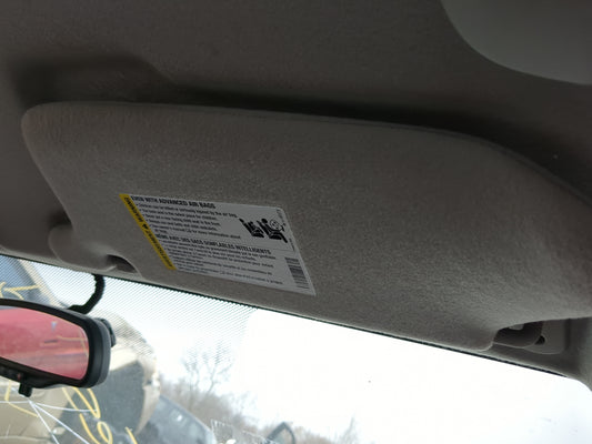 2006-2010 Chevrolet Colorado Sun Visor Shade Replacement Passenger Right Mirror Fits Fits 2006 2007 2008 2009 2010 OEM Used 