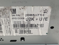 2010 Chevrolet Equinox Radio AM FM Cd Player Receiver Replacement P/N:20854719 Fits Fits 2011 OEM Used Auto Parts - Oemuseda