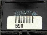 2010-2017 Chevrolet Equinox Master Power Window Switch Replacement Driver Side Left P/N:20917599 Fits OEM Used Auto Parts - 