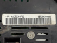 2010 Chevrolet Equinox Instrument Cluster Speedometer Gauges P/N:A2C53393700 Fits OEM Used Auto Parts - Oemusedautoparts1.co