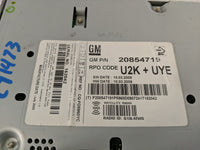 2010 Chevrolet Equinox Radio AM FM Cd Player Receiver Replacement Fits Fits 2011 OEM Used Auto Parts - Oemusedautoparts1.com