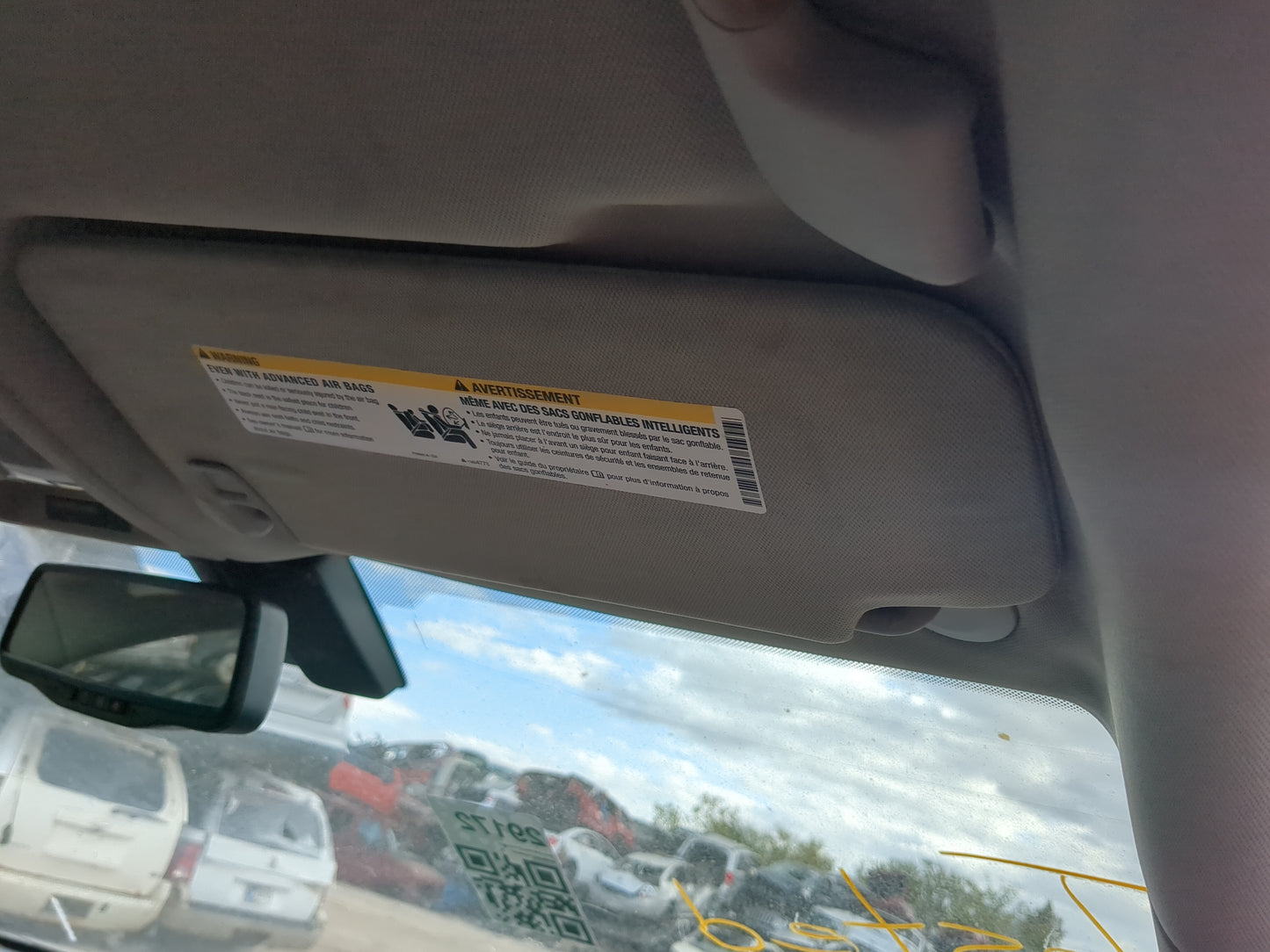 2010-2017 Chevrolet Equinox Sun Visor Shade Replacement Passenger Right Mirror Fits Fits 2010 2011 2012 2013 2014 2015 2016 