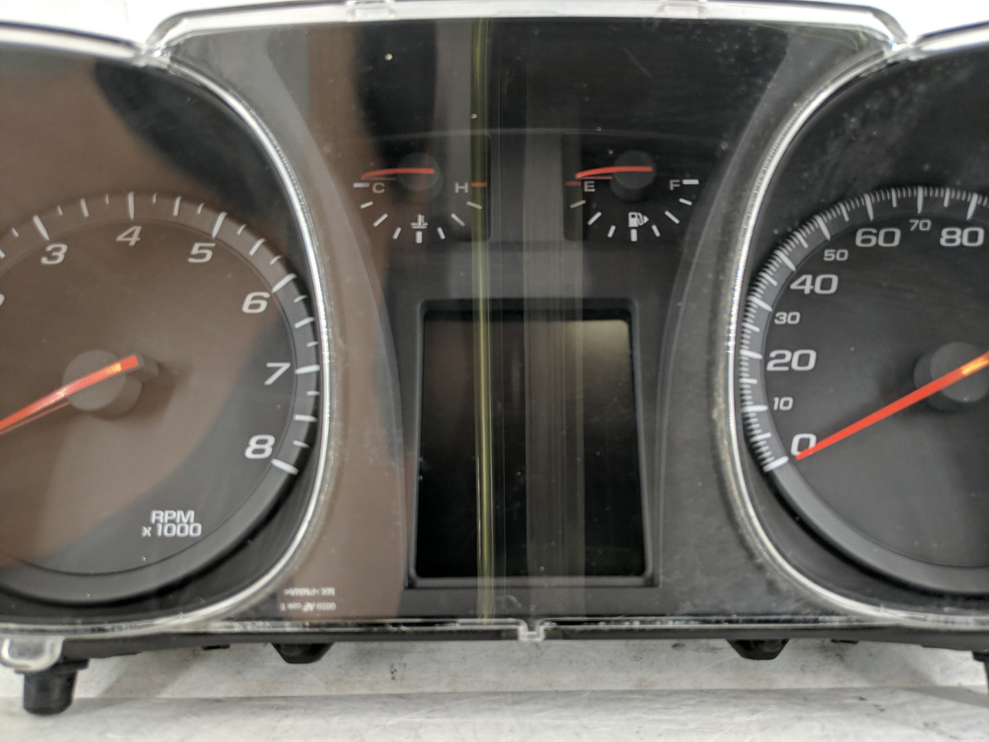 2010 Chevrolet Equinox Instrument Cluster Speedometer Gauges P/N:20919738 Fits OEM Used Auto Parts - Oemusedautoparts1.com