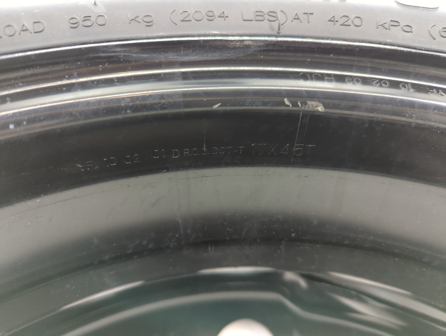 2010-2017 Chevrolet Equinox Spare Donut Tire Wheel Rim Oem - Oemusedautoparts1.com