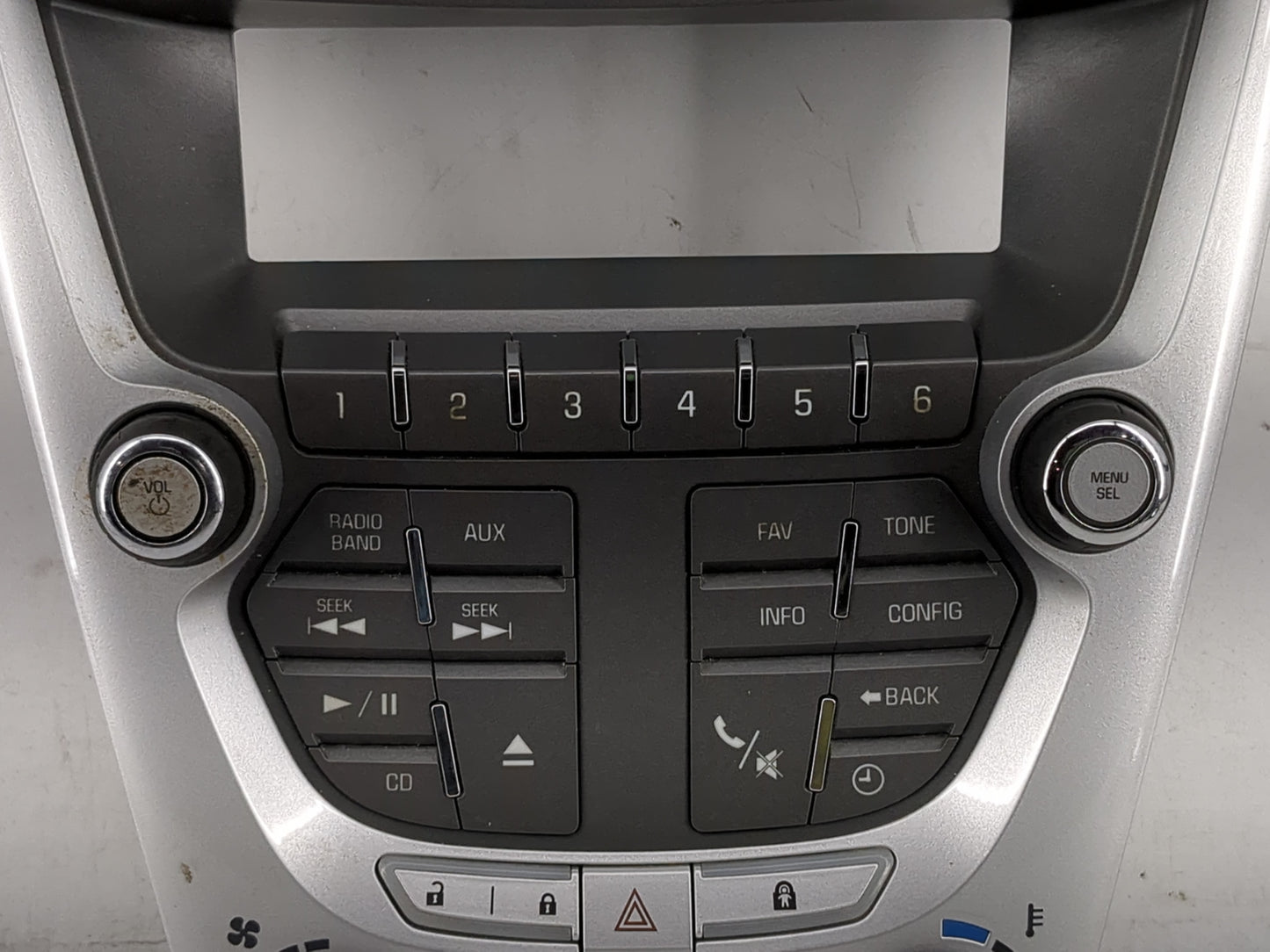 2010-2011 Chevrolet Equinox Radio Control Panel - Oemusedautoparts1.com