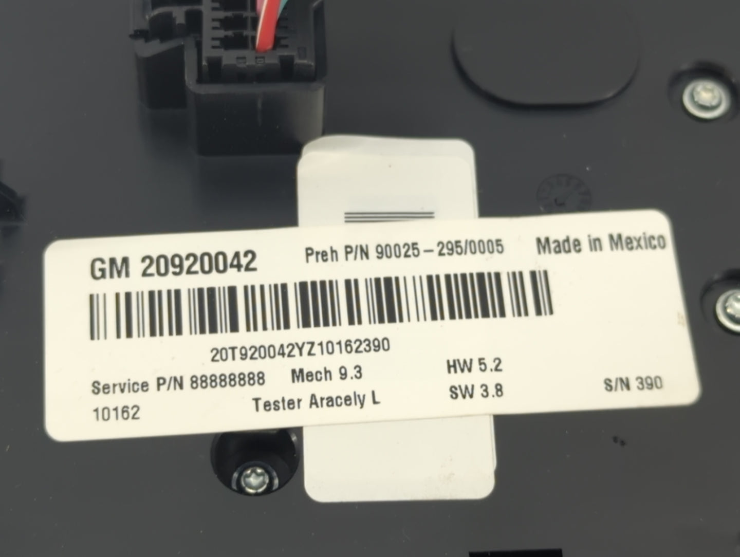 2010-2011 Chevrolet Equinox Radio Control Panel - Oemusedautoparts1.com
