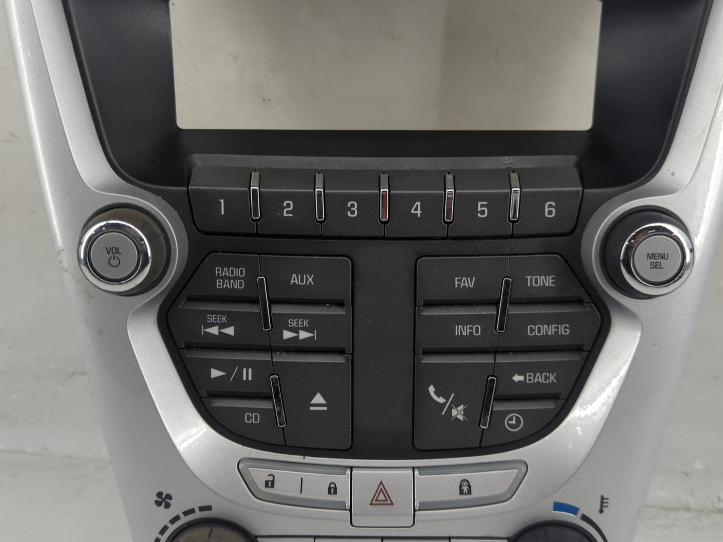 2010-2011 Chevrolet Equinox Radio AM FM Cd Player Receiver Replacement P/N:20906747 Fits Fits 2010 2011 OEM Used Auto Parts 