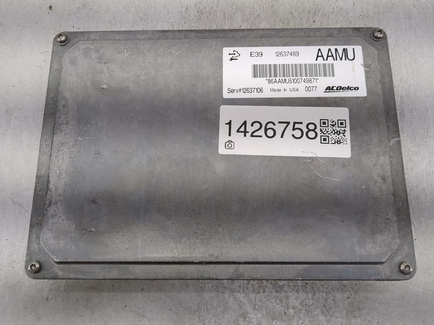 2010-2011 Chevrolet Equinox PCM Engine Control Computer ECU ECM PCU OEM P/N:12637489 Fits Fits 2010 2011 2012 2013 OEM Used 