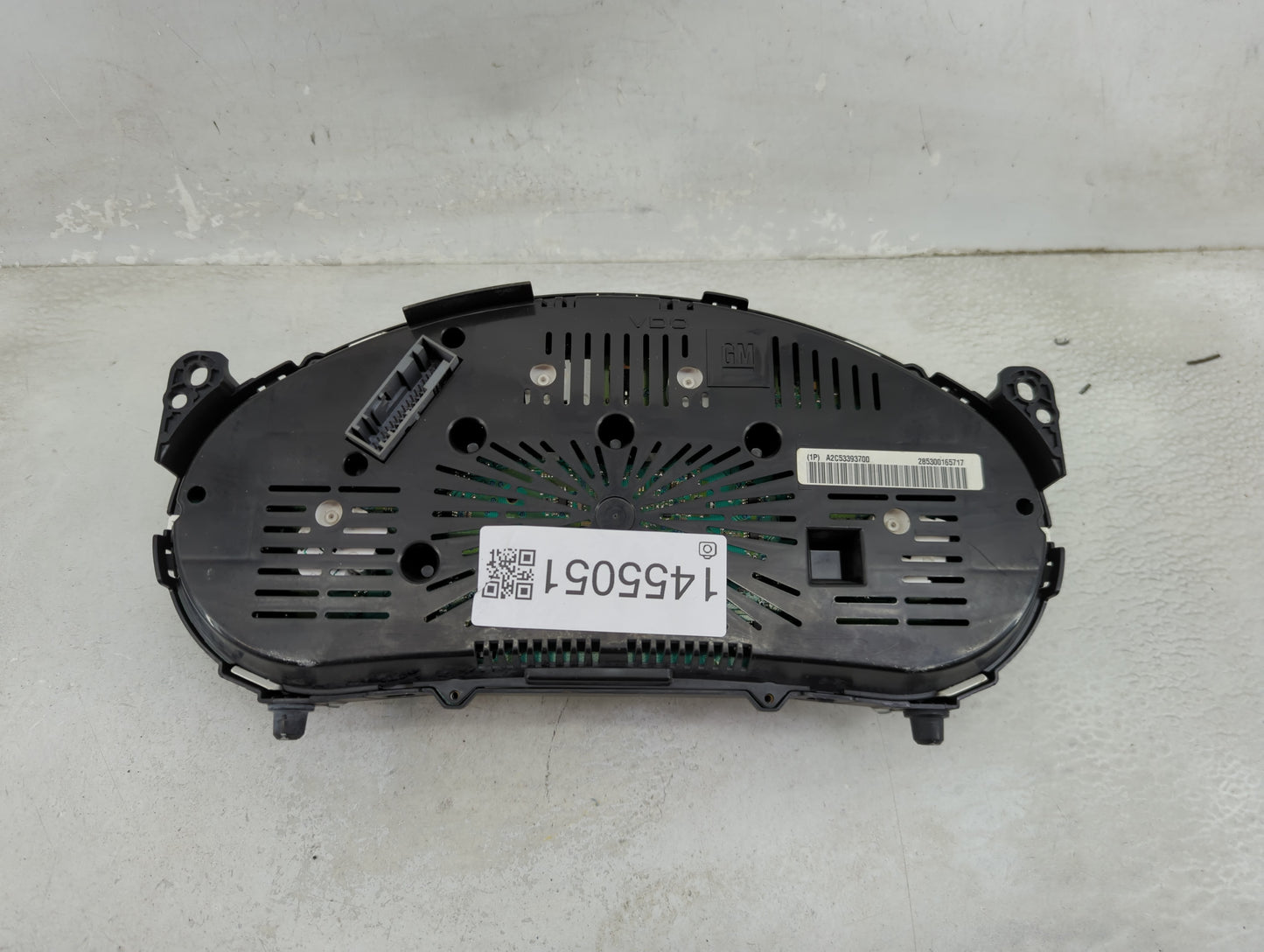 2010 Chevrolet Equinox Instrument Cluster Speedometer Gauges P/N:A2C53393700 285300165717 Miles: Fits OEM Used Auto Parts - 