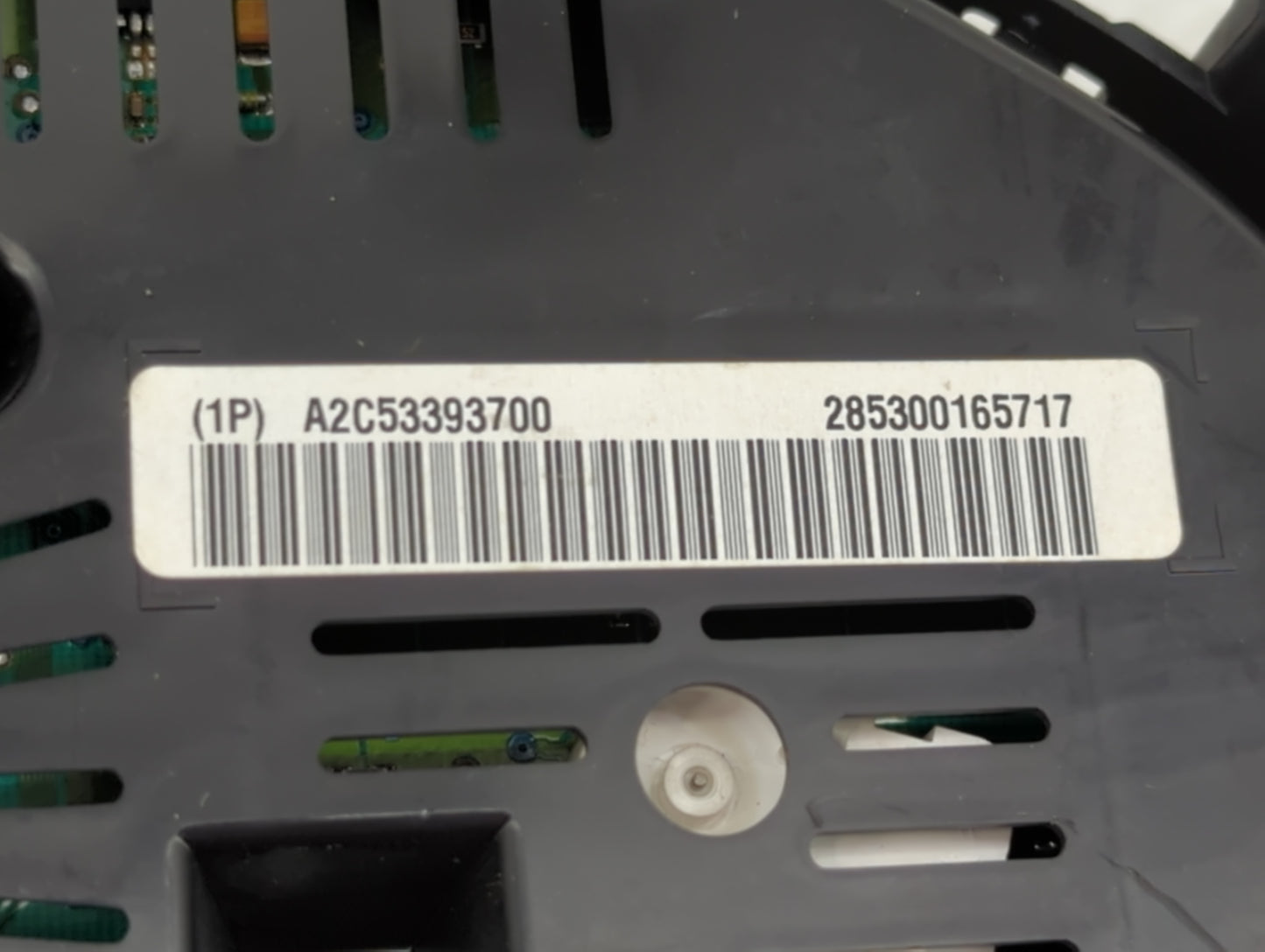 2010 Chevrolet Equinox Instrument Cluster Speedometer Gauges P/N:A2C53393700 285300165717 Miles: Fits OEM Used Auto Parts - 