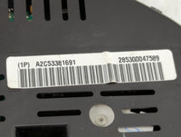 2010 Chevrolet Equinox Instrument Cluster Speedometer Gauges P/N:A2C53381691 Miles: Fits OEM Used Auto Parts - Oemusedautopa