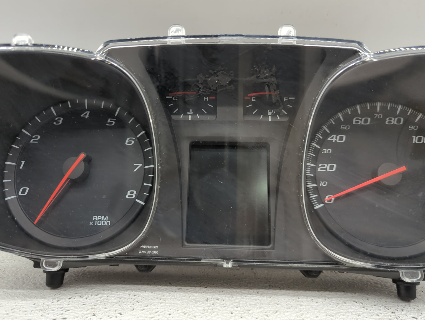 2010 Chevrolet Equinox Instrument Cluster Speedometer Gauges P/N:20919738 Miles: Fits OEM Used Auto Parts - Oemusedautoparts