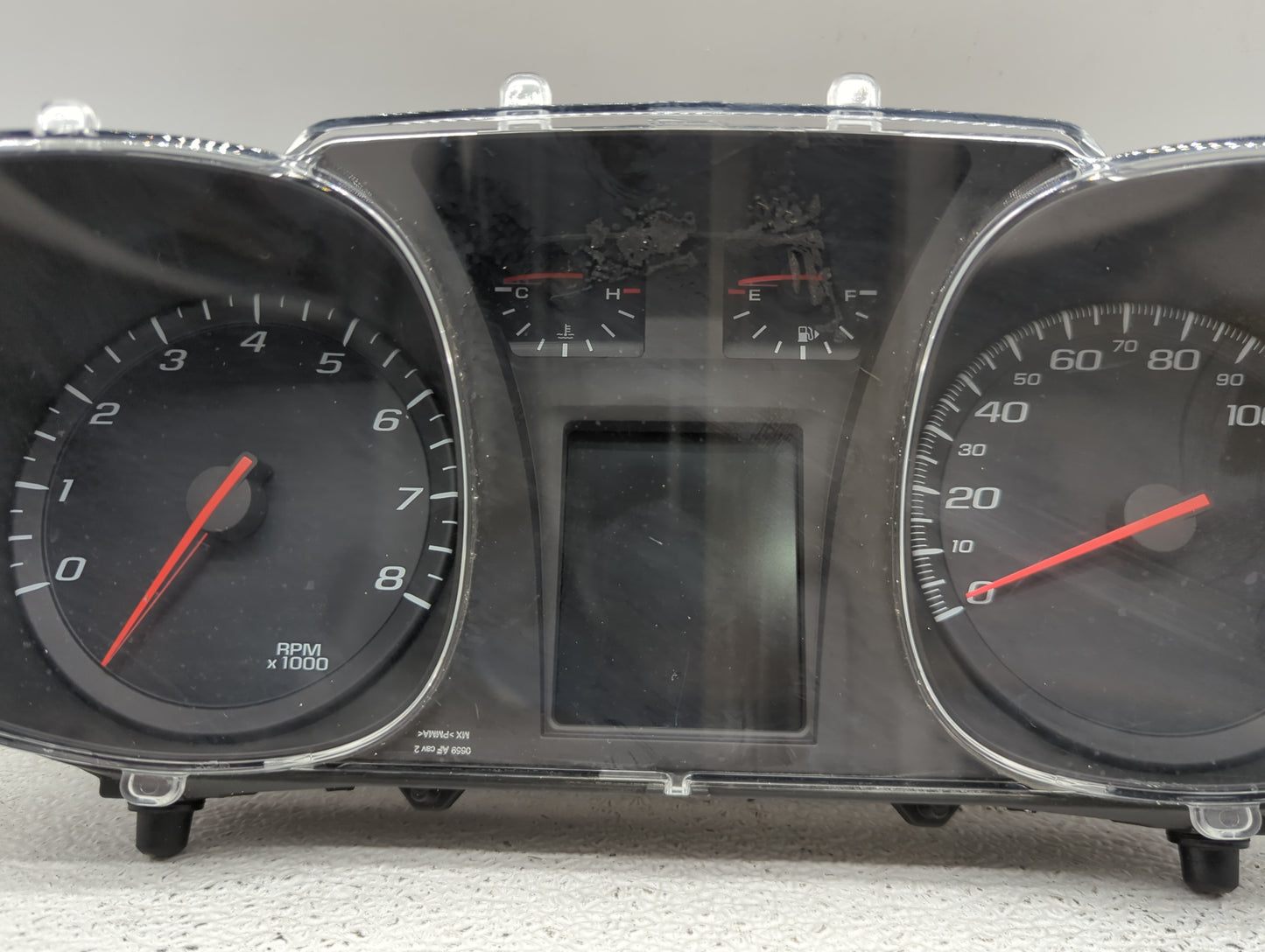 2010 Chevrolet Equinox Instrument Cluster Speedometer Gauges P/N:20919738 Miles: Fits OEM Used Auto Parts - Oemusedautoparts