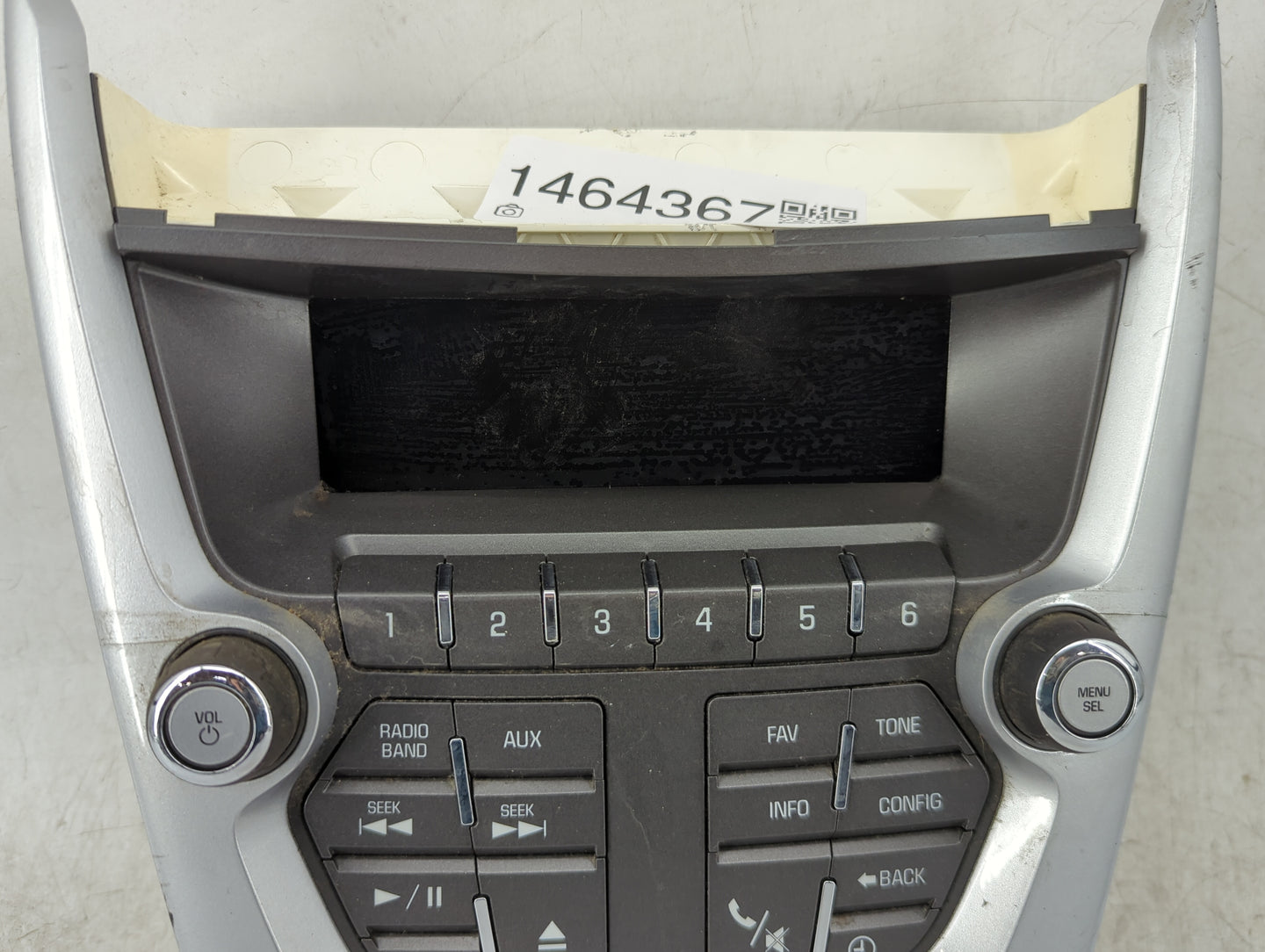 2010-2011 Chevrolet Equinox Radio Control Panel 1464367 - Oemusedautoparts1.com