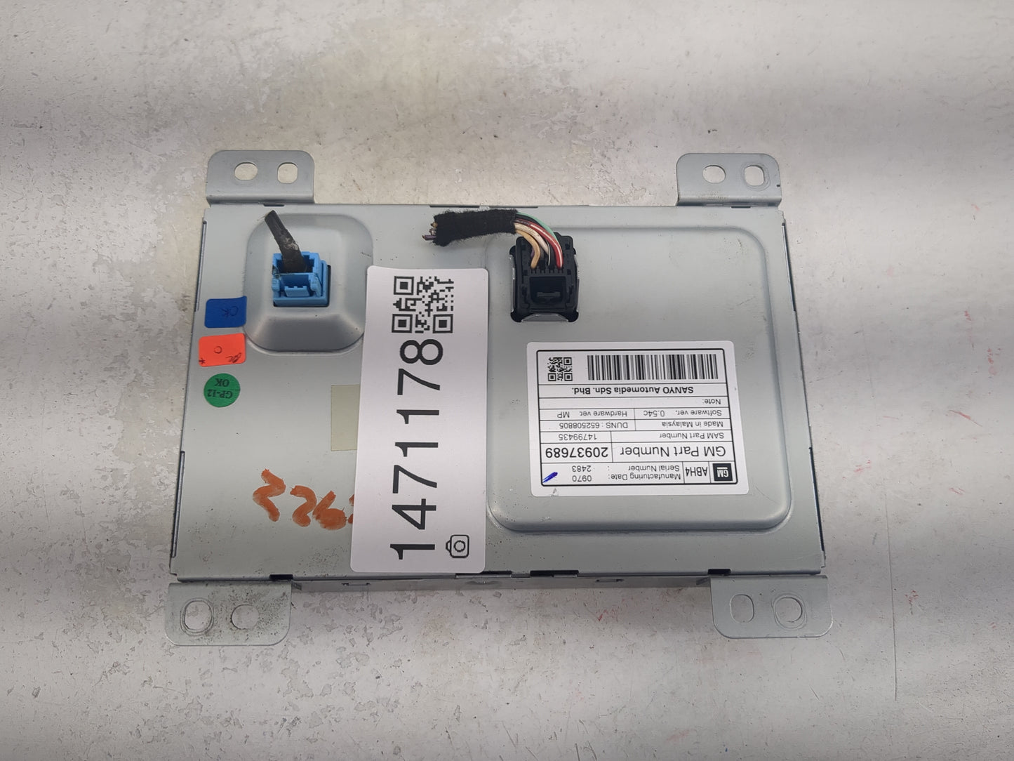 2010-2011 Chevrolet Equinox Information Display Screen 1471178 - Oemusedautoparts1.com