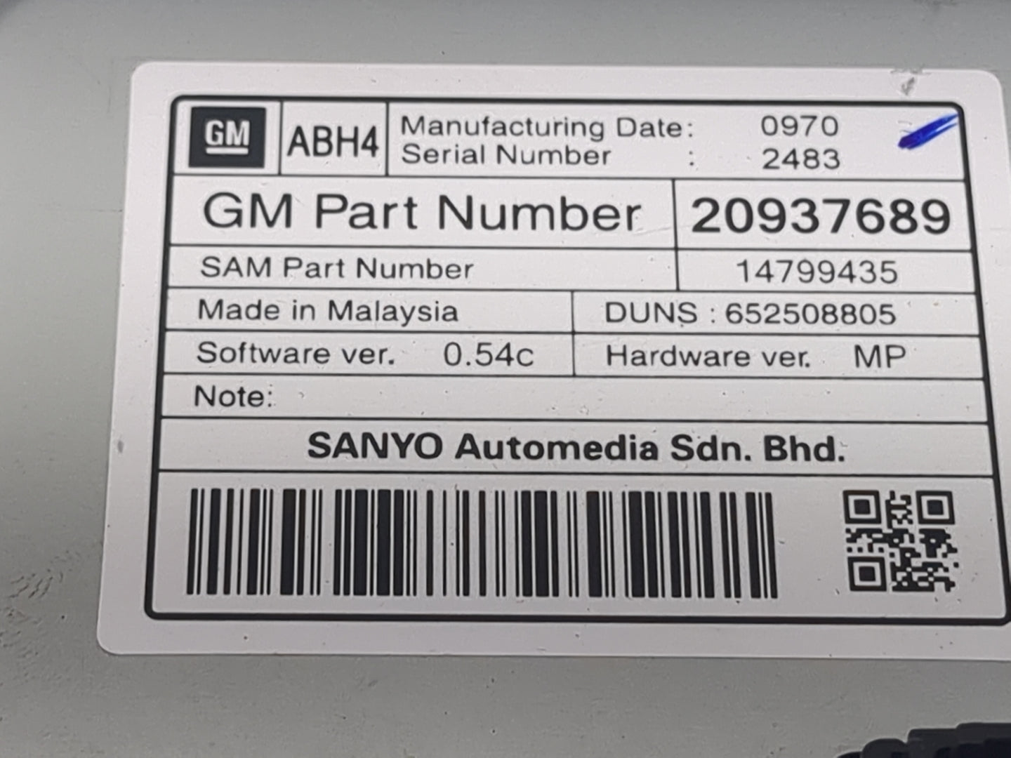 2010-2011 Chevrolet Equinox Information Display Screen 1471178 - Oemusedautoparts1.com
