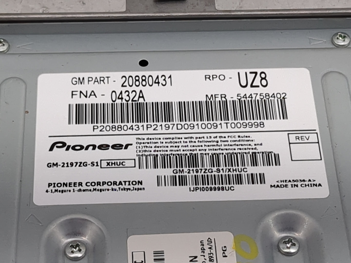 2010-2017 Chevrolet Equinox Radio Speaker Amplifier 1474775 - Oemusedautoparts1.com