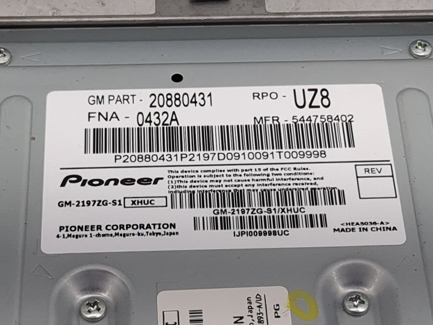 2010-2017 Chevrolet Equinox Radio Speaker Amplifier 1474775 - Oemusedautoparts1.com