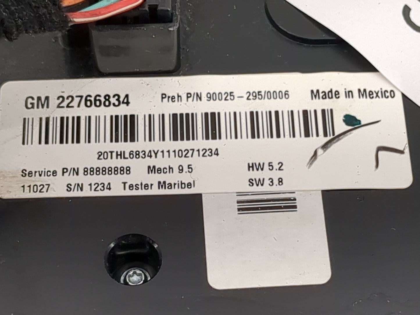 2010 Chevrolet Equinox Climate Control Module Temperature AC/Heater Replacement P/N:22766834 90025-295/0006, 12693-720 Fits 