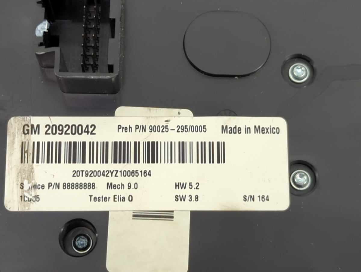 2010-2011 Chevrolet Equinox Radio Control Panel 1488878 - Oemusedautoparts1.com