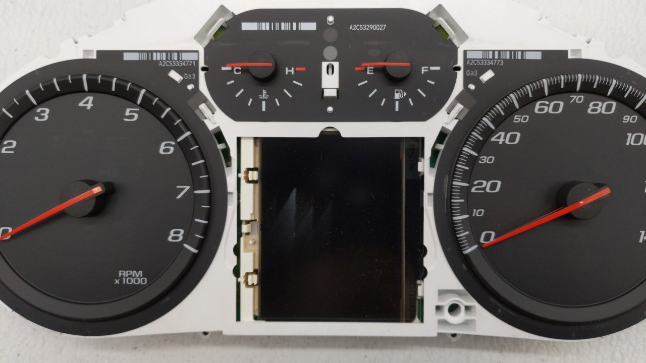 2010 Chevrolet Equinox Instrument Cluster Speedometer Gauges P/N:20919738 20903929, 20838838 Fits OEM Used Auto Parts - Oemu