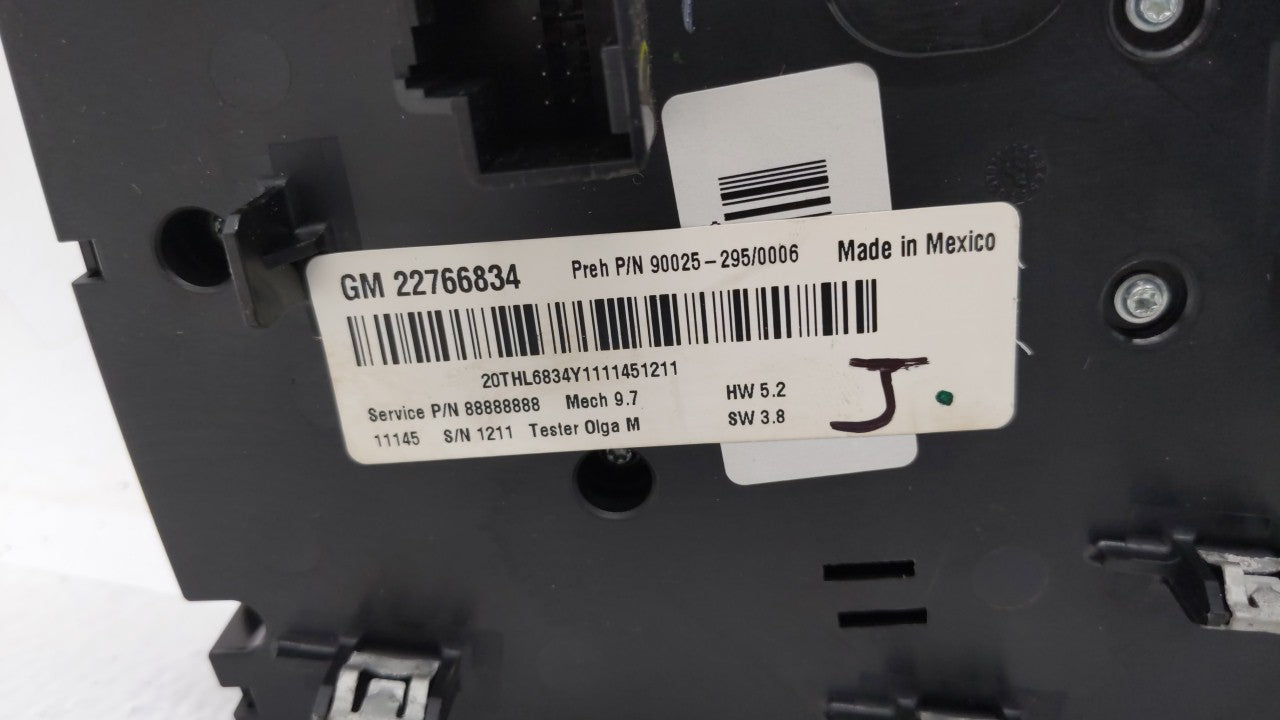 2010-2011 Chevrolet Equinox Radio Control Panel - Oemusedautoparts1.com